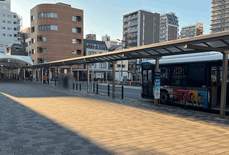 新小岩駅・北口から東北広場への行き方｜バス・タクシー乗り場へ徒歩約3分