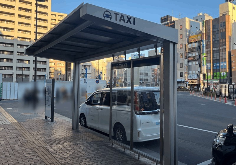 新小岩駅・南口から一番近いタクシー乗り場｜改札から徒歩約1分【混雑の場合あり】